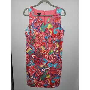 New Talbots Shift Dress Sz 10P Summer Beachy Vacation Resort Preppy Cruise